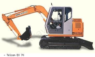 Мини-экскаваторы гусеничные Telcon EX 70
