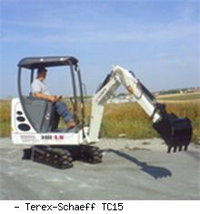 Мини-экскаваторы гусеничные Terex-Schaeff TC15
