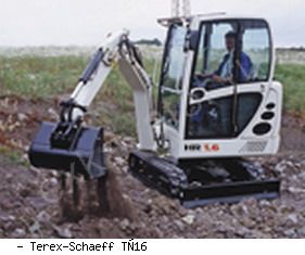 Мини-экскаваторы гусеничные Terex-Schaeff TC16