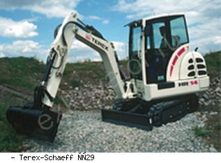 Мини-экскаваторы гусеничные Terex-Schaeff TC29