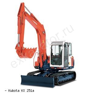 Мини-экскаваторы гусеничные Kubota KX251a
