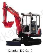 Мини-экскаваторы гусеничные Kubota KX91-2