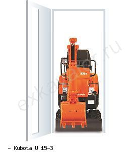 Мини-экскаваторы гусеничные Kubota U15-3
