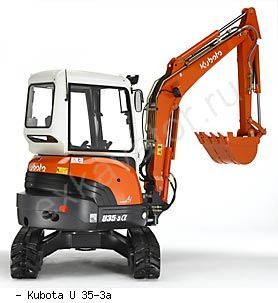 Мини-экскаваторы гусеничные Kubota U35-3a
