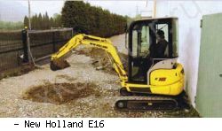 Мини-экскаваторы гусеничные New Holland E16