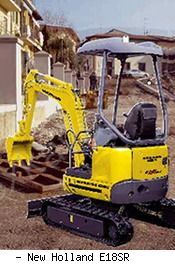 Мини-экскаваторы гусеничные New Holland E18SR