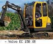 Мини-экскаваторы гусеничные Volvo EC 15B XR