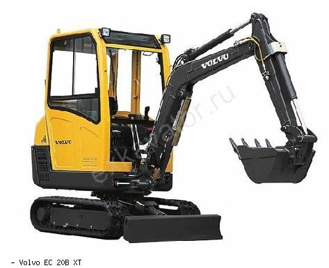 Мини-экскаваторы гусеничные Volvo EC 20B XT