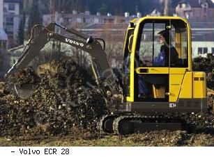 Мини-экскаваторы гусеничные Volvo ECR 28