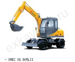 Мини-экскаваторы колесные XGMA XG 805LII