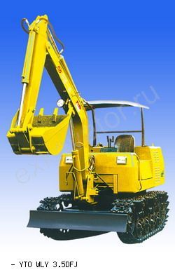 Мини-экскаваторы гусеничные YTO WLY 3.5DFJ
