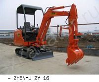 Мини-экскаваторы гусеничные ZHENYU ZY 16