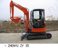 Мини-экскаваторы гусеничные ZHENYU ZY 35