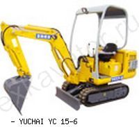 Мини-экскаваторы гусеничные Yuchai YC 15-6