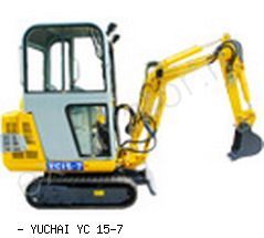 Мини-экскаваторы гусеничные Yuchai YC 15-7