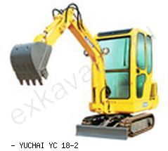 Мини-экскаваторы гусеничные Yuchai YC 18-2