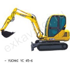 Мини-экскаваторы гусеничные Yuchai YC 45-6