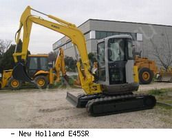 Мини-экскаваторы гусеничные New Holland E45SR