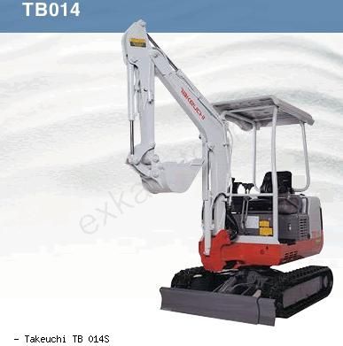 Мини-экскаваторы гусеничные Takeuchi TB 014S