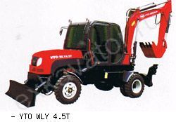 Мини-экскаваторы колесные YTO WLY 4.5T