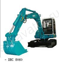 Мини-экскаваторы гусеничные DBC 8060