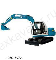 Мини-экскаваторы гусеничные DBC 8070