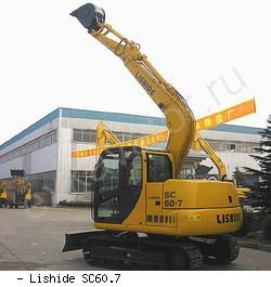 Мини-экскаваторы гусеничные Lishide SC60.7
