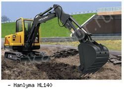Мини-экскаваторы гусеничные Hanlyma HL140