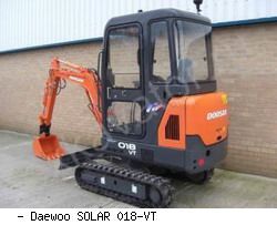 Мини-экскаваторы гусеничные Daewoo SOLAR 018-VT