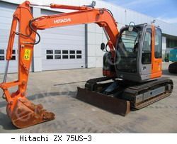 Мини-экскаваторы гусеничные Hitachi ZX75US-3
