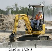 Мини-экскаваторы гусеничные Kobelco 17SR-3