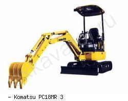 Мини-экскаваторы гусеничные Komatsu PC18MR–3