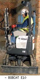 Мини-экскаваторы гусеничные Bobcat E10