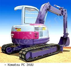 Мини-экскаваторы гусеничные Komatsu PC30UU