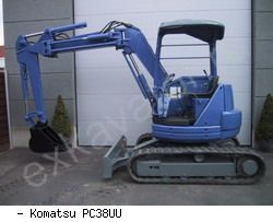 Мини-экскаваторы гусеничные Komatsu PC38UU