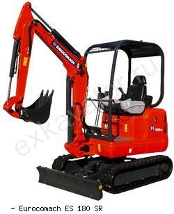 Мини-экскаваторы гусеничные Eurocomach ES 180 SR
