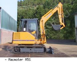 Мини-экскаваторы гусеничные Macmoter M5S