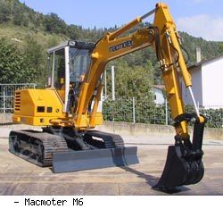Мини-экскаваторы гусеничные Macmoter M6