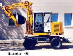 Мини-экскаваторы колесные Macmoter M8M