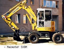 Мини-экскаваторы колесные Macmoter SX8M