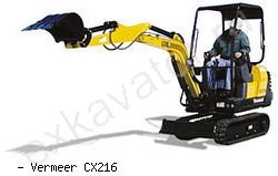 Мини-экскаваторы гусеничные Vermeer CX216