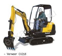 Мини-экскаваторы гусеничные Vermeer CX218