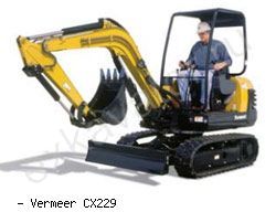 Мини-экскаваторы гусеничные Vermeer CX229