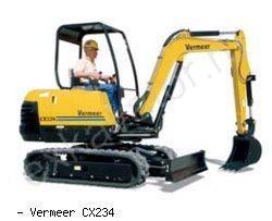 Мини-экскаваторы гусеничные Vermeer CX234