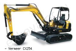 Мини-экскаваторы гусеничные Vermeer CX254