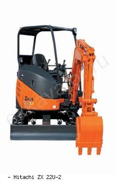 Мини-экскаваторы гусеничные Hitachi ZX22U-2