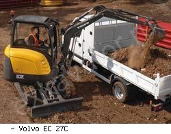 Мини-экскаваторы гусеничные Volvo EC 27C
