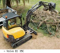 Мини-экскаваторы гусеничные Volvo EC 35C