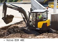 Мини-экскаваторы гусеничные Volvo ECR 48C