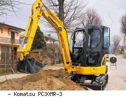 Мини-экскаваторы гусеничные Komatsu PC30MR-3